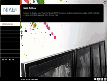 Tablet Screenshot of nial-artlaw.com